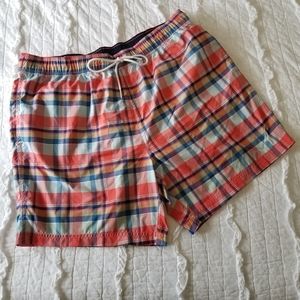 2/$30 Nautica Plaid Swim Shorts w/ Pockets XL Like New! Great Colors!